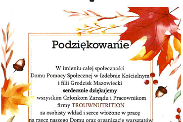Więcej o: Podziękowania